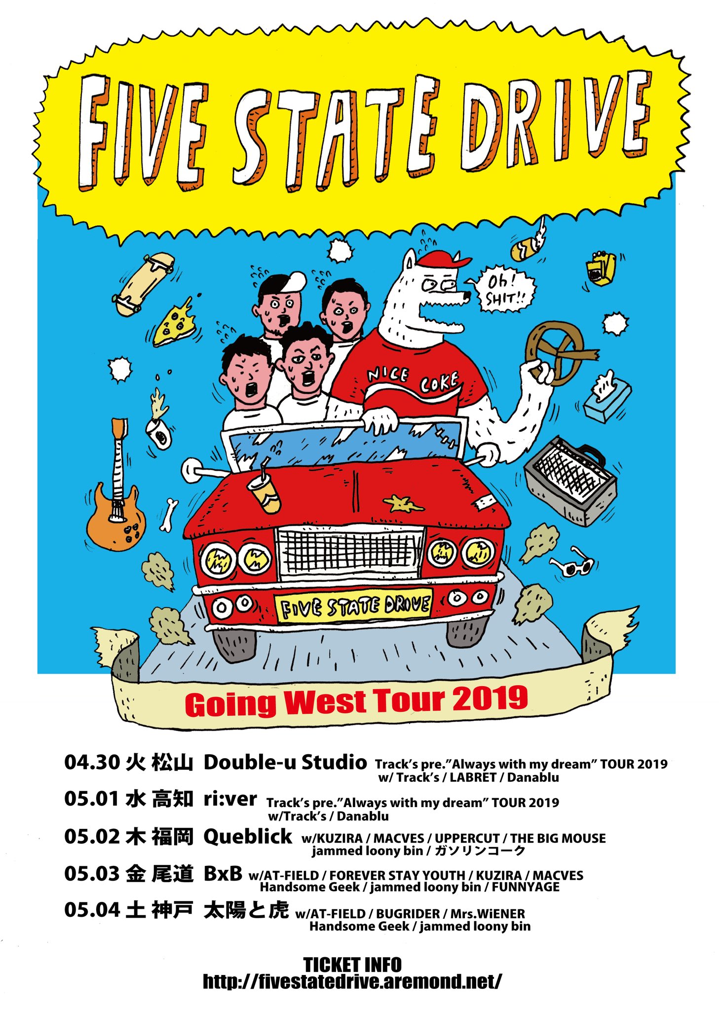 Five State Drive “Going West Tour”